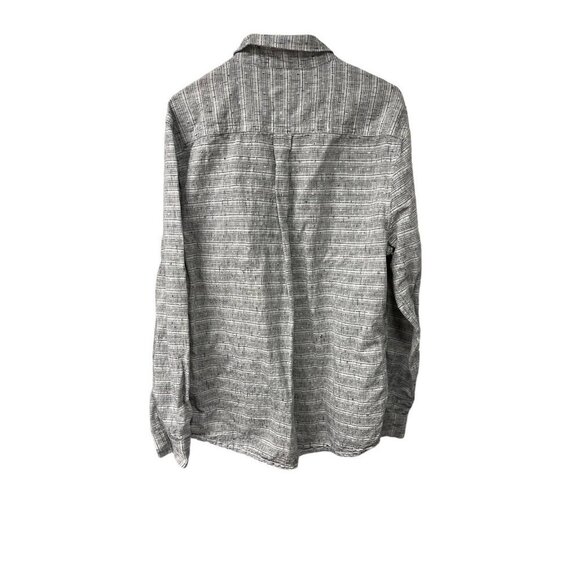 Carbon2Cobalt Shirt Button Down Linen Blend Casual Long Sleeve Men’s Size M - Picture 6 of 6